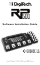 digitech rp500 software update